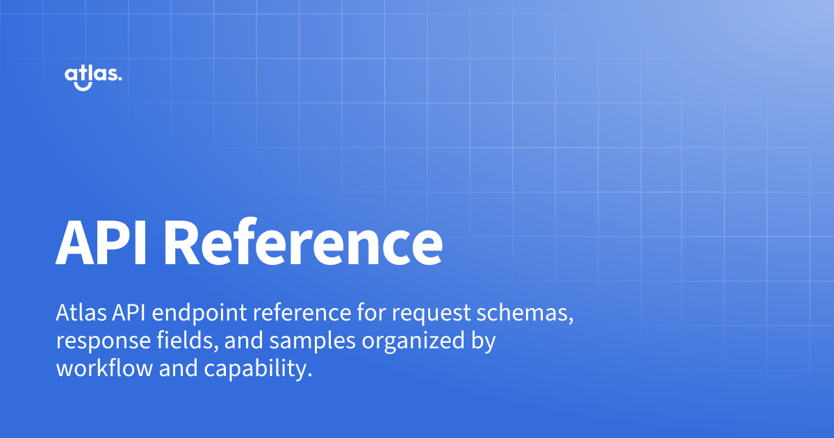 API Reference | API Document | The Atlas Resources