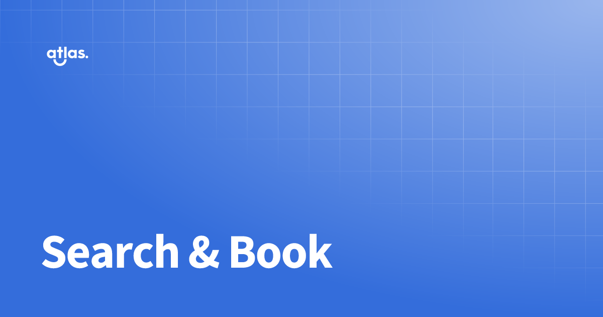 Atlas API Search & Book | The Atlas Resources